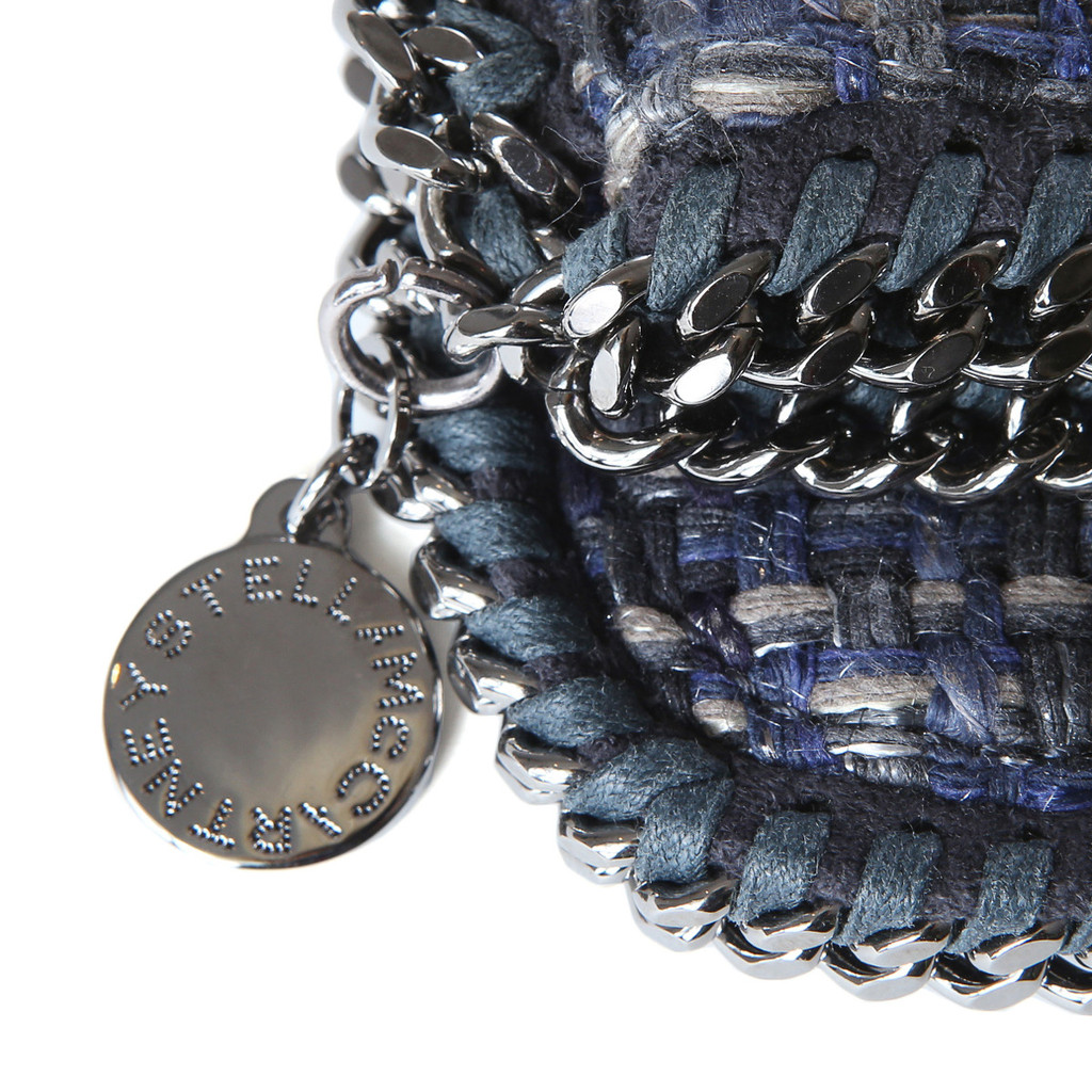 METALLIC TWEED CLUTCH